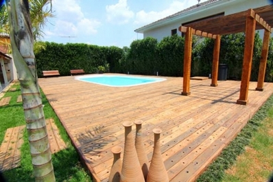 Aplicação de Deck de Madeira para Piscina Preço Vila Sônia - Deck de Madeira Modular