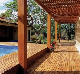 Empresa de Deck de Madeira na Parede Panorama - Aplicação de Deck de Madeira Laminado