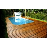 deck de madeira para jardim preço Carapicuíba