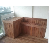 deck de madeira para varanda