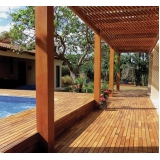 empresa de deck de madeira na parede Tamboré