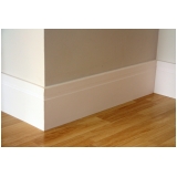 rodapé branco mdf Monte Verde